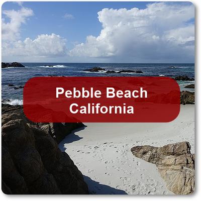 Pebble Beach, California on the Monterey Peninsula