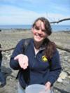 Addie's first red sea glass