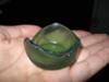 Dark green sea glass?