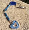 Sea Glass Key Chain - Heart