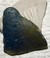 Bluish glaze sea glass from Massachussetts beach